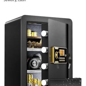 Black Security Safe with Digital Lock